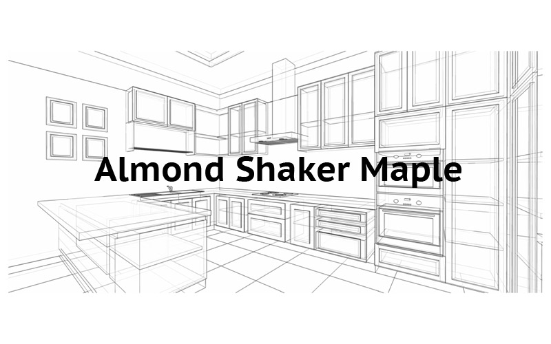 Almond Shaker Maple Cabinets