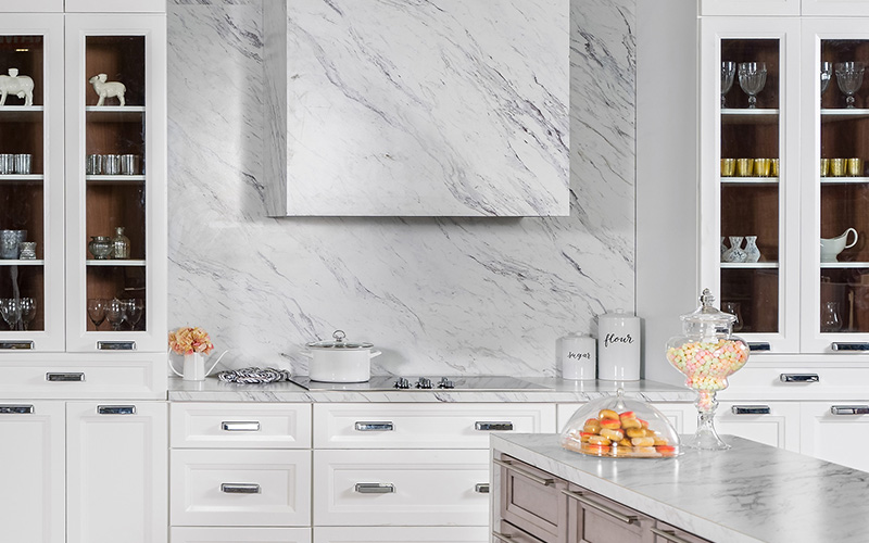 Onyx Frost white modern classy kitchen cabinets